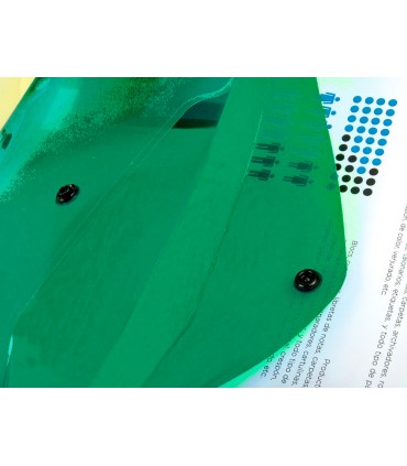 Carpeta liderpapel dossier broche 34353 polipropileno din a5 verde transparente