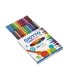 Rotulador giotto turbo color caja de 24 colores lavables con punta bloqueada