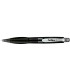 Portaminas artline retractil sujecion de caucho translucido 07 mm cuerpo negro