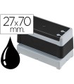 Sello automatico brother 27 mm x 70 mm negro