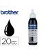 Tinta brother para sellos automaticos color negro bote de 20 cc