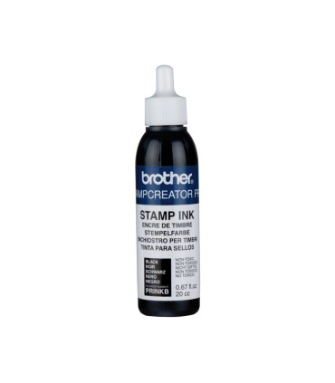 Tinta brother para sellos automaticos color negro bote de 20 cc