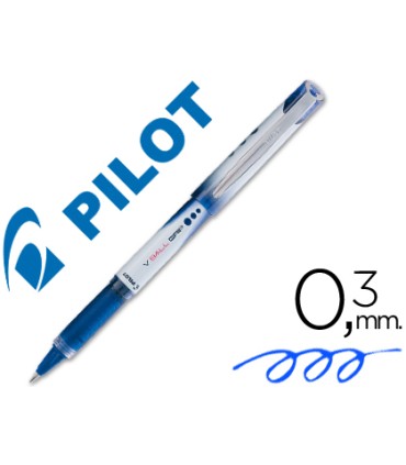 Rotulador pilot roller v ball grip azul 05 mm