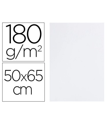 Cartulina liderpapel 50x65 cm 180g m2 blanco