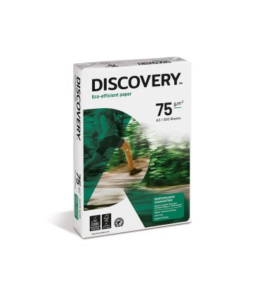 Papel fotocopiadora discovery din a3 75 gramos papel multiuso ink jet y laserpaquete de 500 hojas