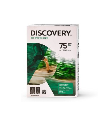 Papel fotocopiadora discovery din a4 75 gramos papel multiuso ink jet y laser paquete de 500 hojas