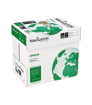 Papel fotocopiadora navigator din a3 80 gramos papel multiuso ink jet y laser paquete de 500 hojas