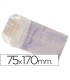 Bolsa celofan 75x170 mm paquete 100 unidades