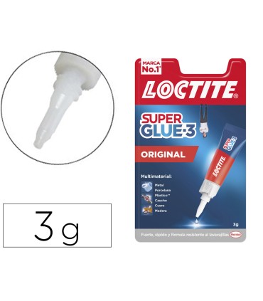 Pegamento loctite 3 gr adhesivo instantaneo original unidad