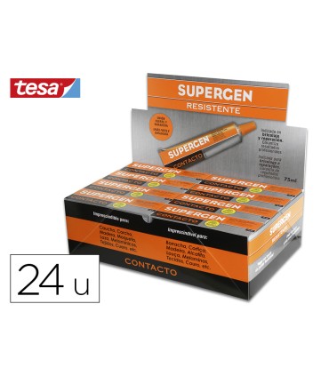 Pegamento supergen contacto 75 ml unidad