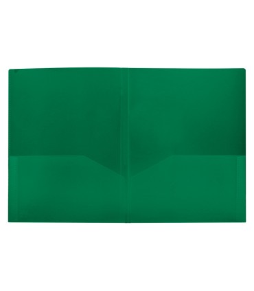 Carpeta liderpapel dossier dos bolsas canguro 45683 polipropileno din a4 verde