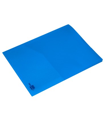 Carpeta liderpapel dossier dos bolsas canguro 45682 polipropileno din a4 azul