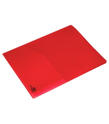 Carpeta liderpapel dossier dos bolsas canguro 45680 polipropileno din a4 roja