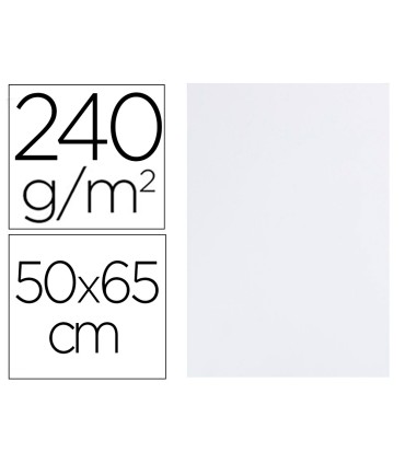 Cartulina liderpapel 50x65 cm 240g m2 blanco