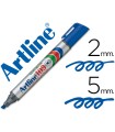 Rotulador artline marcador permanente 109 azul punta biselada