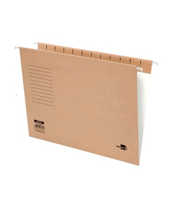 Carpeta colgante liderpapel folio prolongado kraft