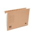 Carpeta colgante liderpapel folio prolongado kraft