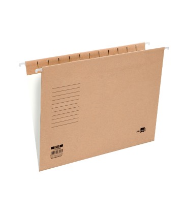 Carpeta colgante liderpapel folio prolongado kraft