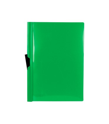 Carpeta liderpapel dossier pinza lateral 45323 polipropileno din a4 verde 60 hojas pinza deslizante