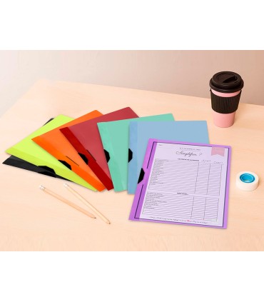 Carpeta liderpapel dossier pinza lateral 45325 polipropileno din a4 negro 60 hojas pinza deslizante