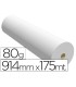 Papel reprografia para plotter 914mmx175mt 80gr