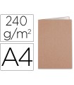 Subcarpeta liderpapel din a4 kraft interior blanco 240g/m2