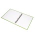 Carpeta de 4 anillas 25mm mixtas liderpapel folio cartonforrado paper coat verde frosty