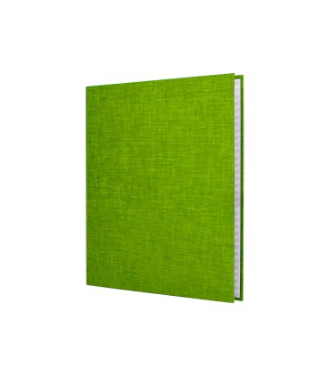 Carpeta de 4 anillas 25mm mixtas liderpapel folio cartonforrado paper coat verde frosty