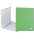 Carpeta de 4 anillas 25mm mixtas liderpapel folio cartonforrado paper coat verde frosty