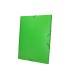 Carpeta clasificadora liderpapel 12 departamentos folio prolongado carton forrado verde claro