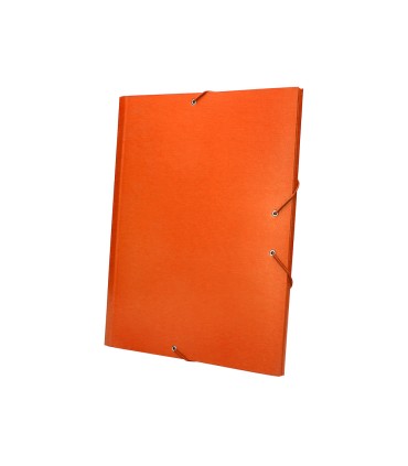 Carpeta clasificadora liderpapel 12 departamentos folio prolongado carton forrado naranja