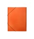 Carpeta clasificadora liderpapel 12 departamentos folio prolongado carton forrado naranja