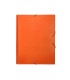 Carpeta clasificadora liderpapel 12 departamentos folio prolongado carton forrado naranja