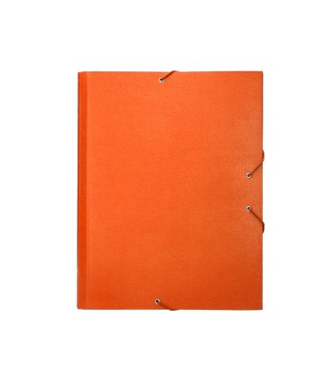 Carpeta clasificadora liderpapel 12 departamentos folio prolongado carton forrado naranja