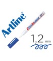 Rotulador artline marcador permanente ek-440 xf azul -punta redonda 1.2 mm -metal caucho y plastico