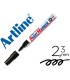 Rotulador artline marcador permanente ek 400 xf negro punta redonda 23 mm metal caucho y plastico