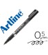 Rotulador artline para cd punta de fibra permanente ek 883 negro punta redonda 05 mm