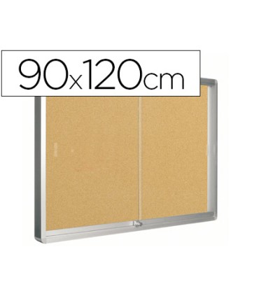 Vitrina de anuncios q connect marco de aluminio 900 x 1200 mm