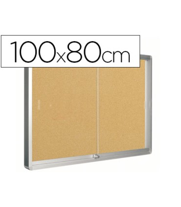 Vitrina de anuncios q connect marco de aluminio 800 x 1000mm