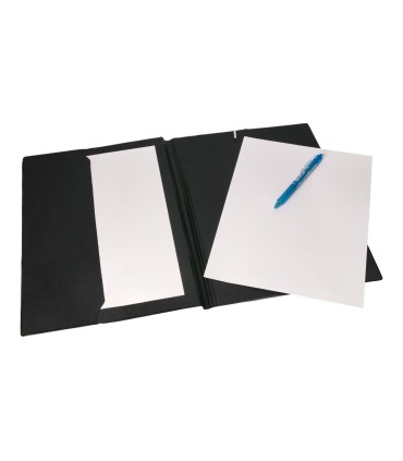 Carpeta liderpapel gomas folio sencilla pvc azul