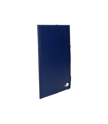 Carpeta liderpapel gomas folio sencilla pvc azul