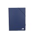 Carpeta liderpapel gomas folio sencilla pvc azul