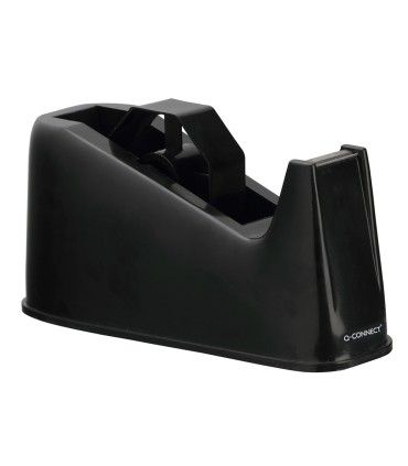 Portarrollo sobremesa q connect plastico para cintas de 33 y 66 mt color negro