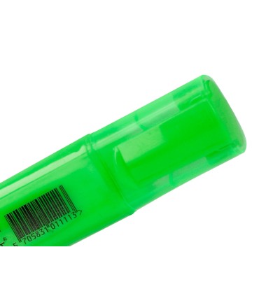 Rotulador q connect fluorescente verde punta biselada