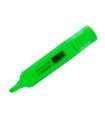 Rotulador q-connect fluorescente verde punta biselada