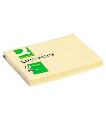 Bloc de notas adhesivas quita y pon q connect 76x102 mm con 100 hojas