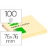 Bloc de notas adhesivas quita y pon q connect 76x76 mm con 100 hojas