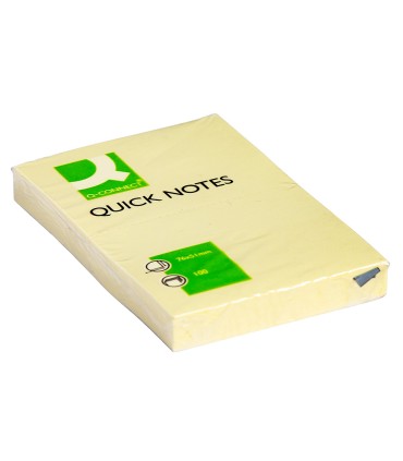 Bloc de notas adhesivas quita y pon q connect 51x76 mm con 100 hojas