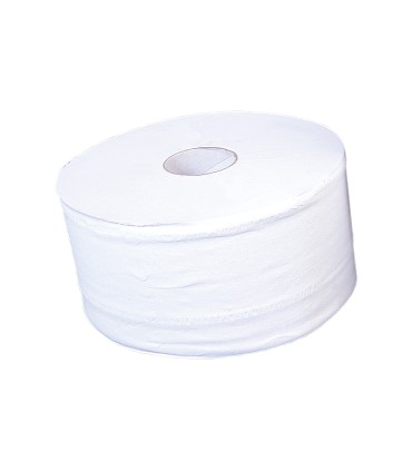 Papel higienico jumbo 2 capas blanco mandril de 60 mm para dispensador 325