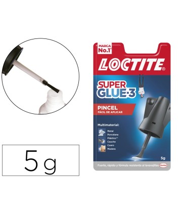 Pegamento loctite 5 gr aplicador de pincel adhesivo instantaneo